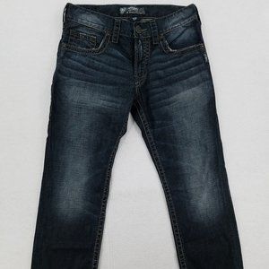 Silver Nash Slim 31 x 32 10M Dark Blue Jeans